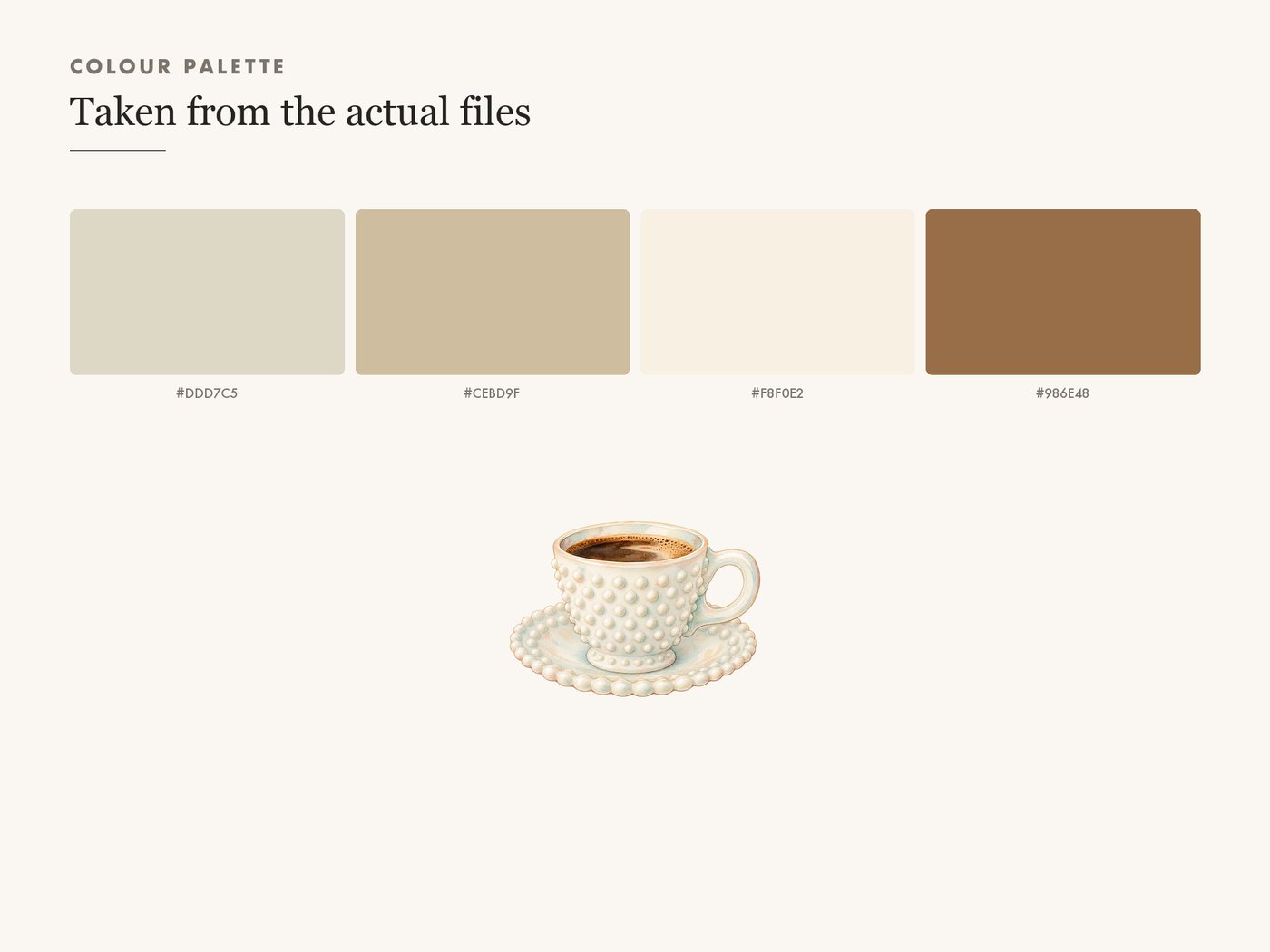 Vintage Milk Glass Cup PNG, Transparent Glassware Clipart — colour palette
